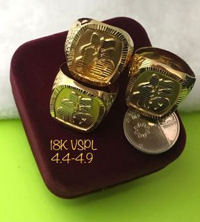 18K Saudi Gold Mens Ring Direct Supplier