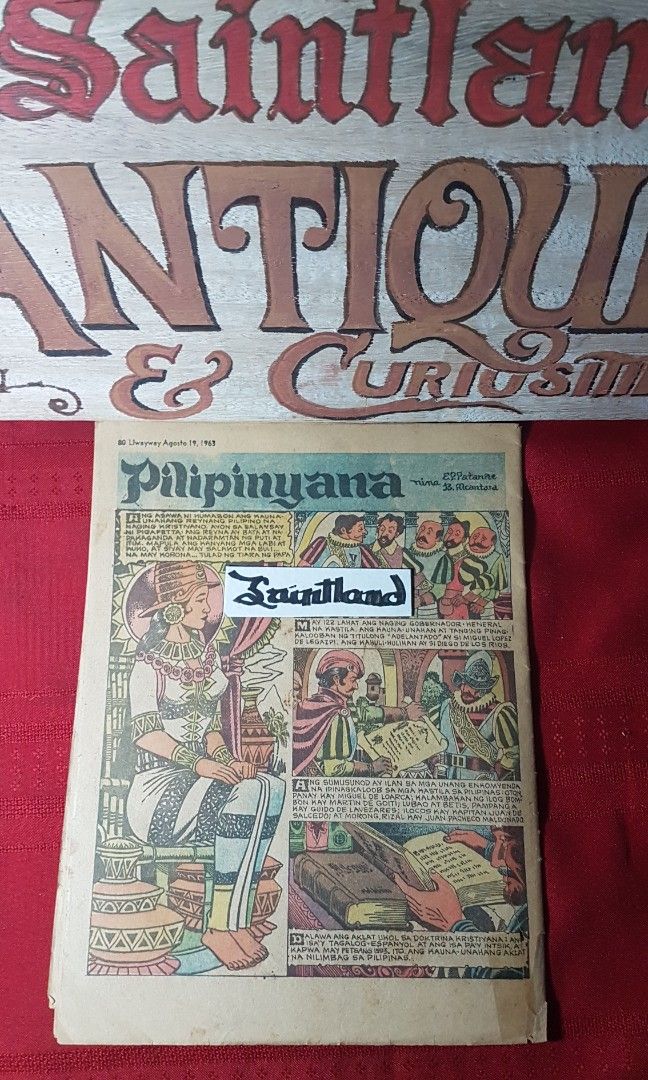 1963 RARE Mars Ravelo ANAK NI DYESEBEL ANTIQUE KOMIKS Vintage LIWAYWAY