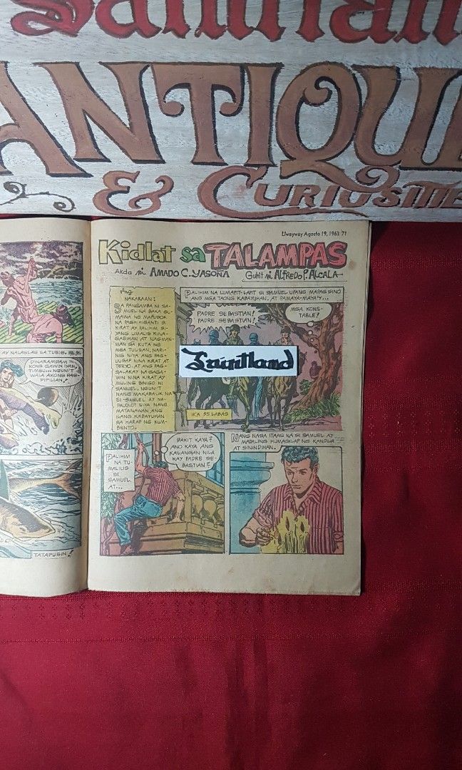 1963 RARE Mars Ravelo ANAK NI DYESEBEL ANTIQUE KOMIKS Vintage LIWAYWAY