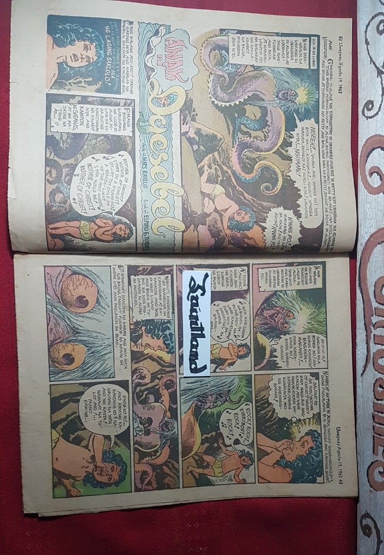 1963 RARE Mars Ravelo ANAK NI DYESEBEL ANTIQUE KOMIKS Vintage LIWAYWAY