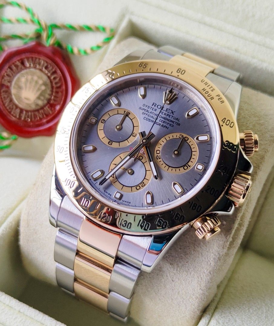 2009 ROLEX DAYTONA 116523 RHODIUM DIAL APH ERROR
