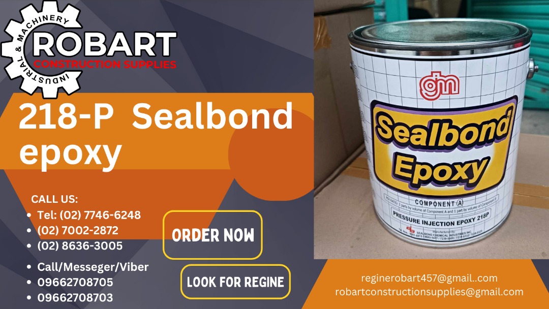 218P Sealbond epoxy, Commercial & Industrial, Construction Tools & Equipment on Carousell