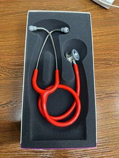 3M Littmann Stethoscope  Classic II Pediatric Red Tube, Standard-Finish Chestpiece, 2113R