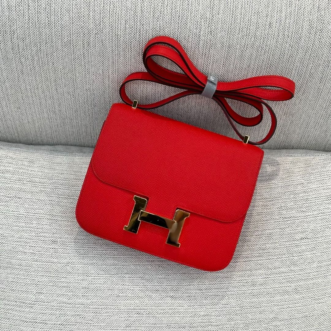 Hermes Lindy 30 Bag CC37 Gold And S3 Rouge De Coeur Clemence SHW