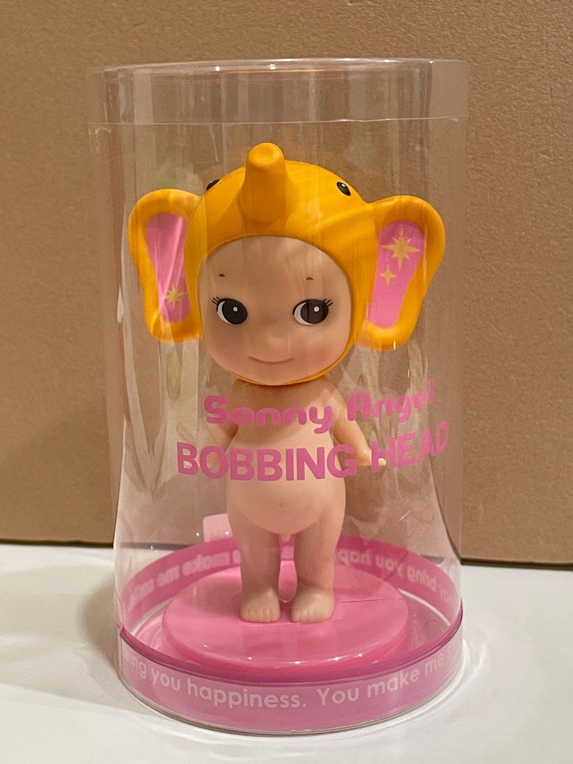 全新搖頭公仔sonny angel Bobbing Head 象elephant, 興趣及遊戲, 玩具