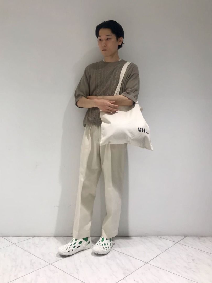 日本MHL. Margaret Howell tote bag 棉質布袋, 男裝, 袋, 小袋- Carousell