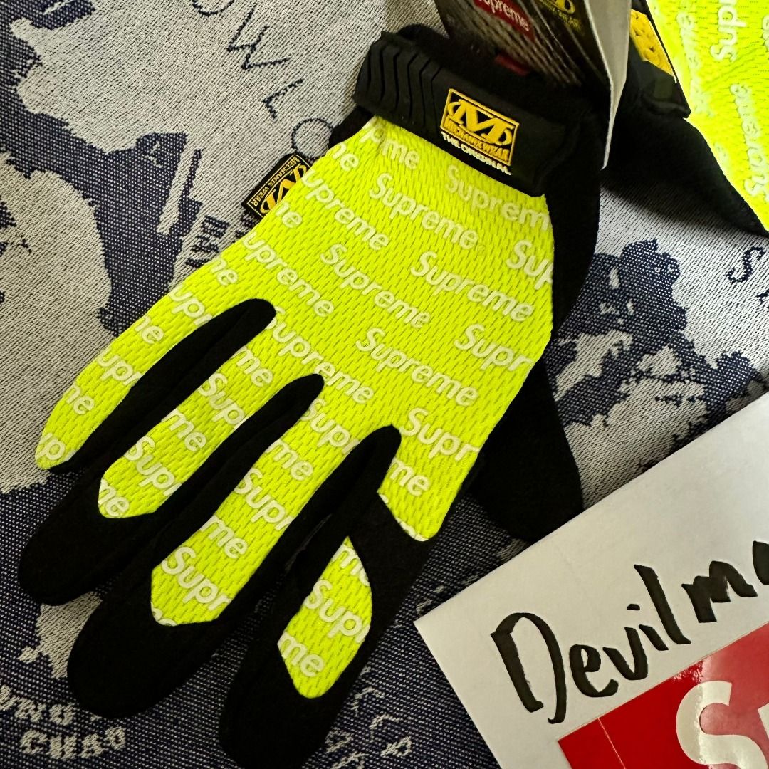 全新SUPREME / MECHANIX ORIGINAL WORK GLOVES, 名牌, 飾物及配件