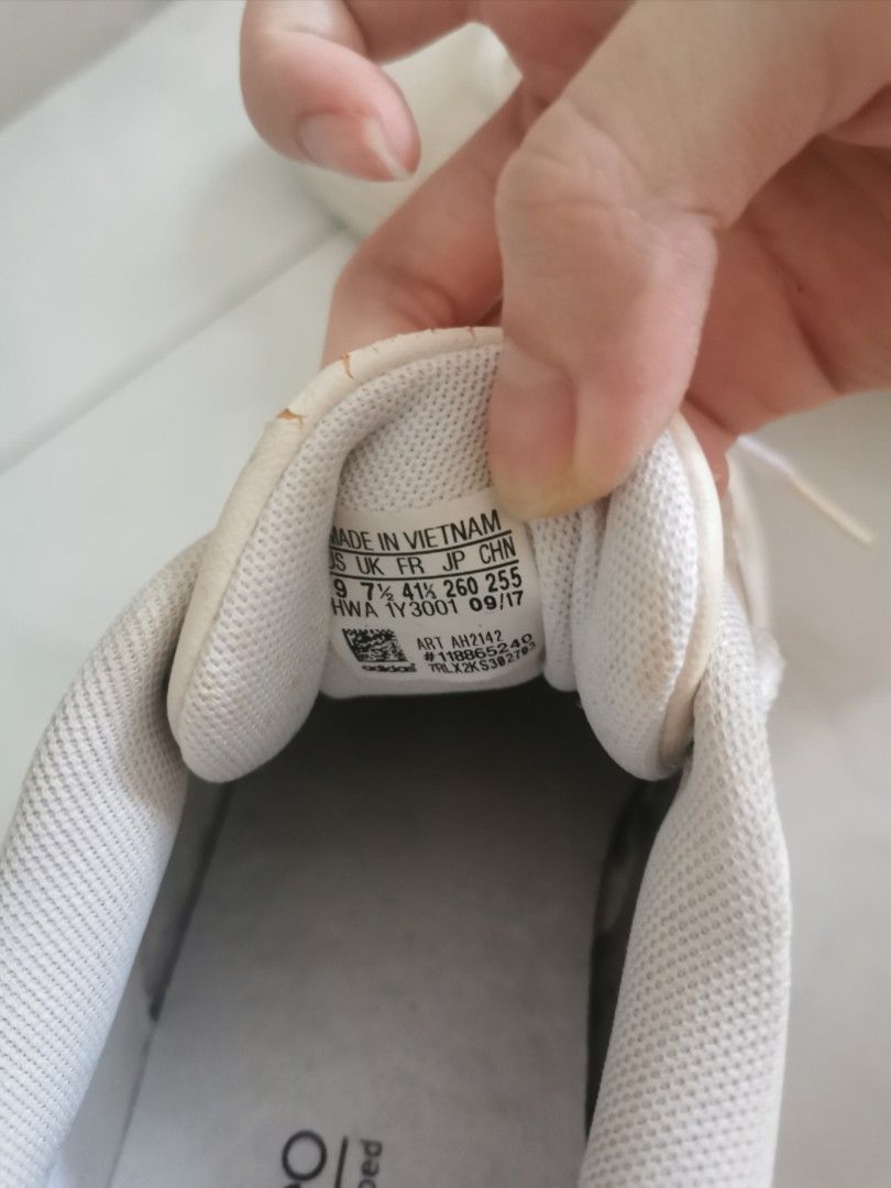 Adidas cloudfoam metallic rose gold best sale