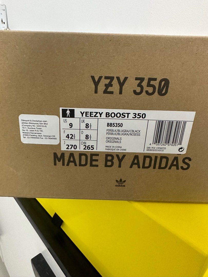 adidas Yeezy Boost 350 Pirate Black (2023) Men's - BB5350 - US