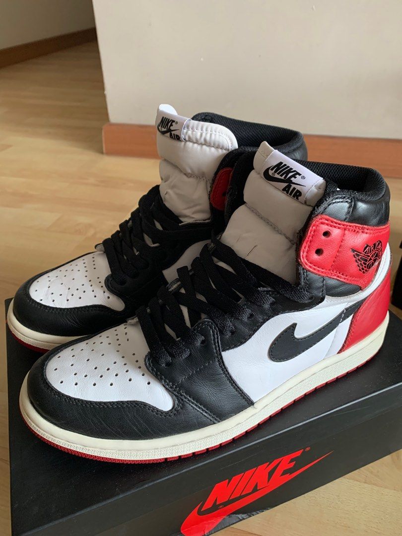 Air jordan 1 black discount toe 1985