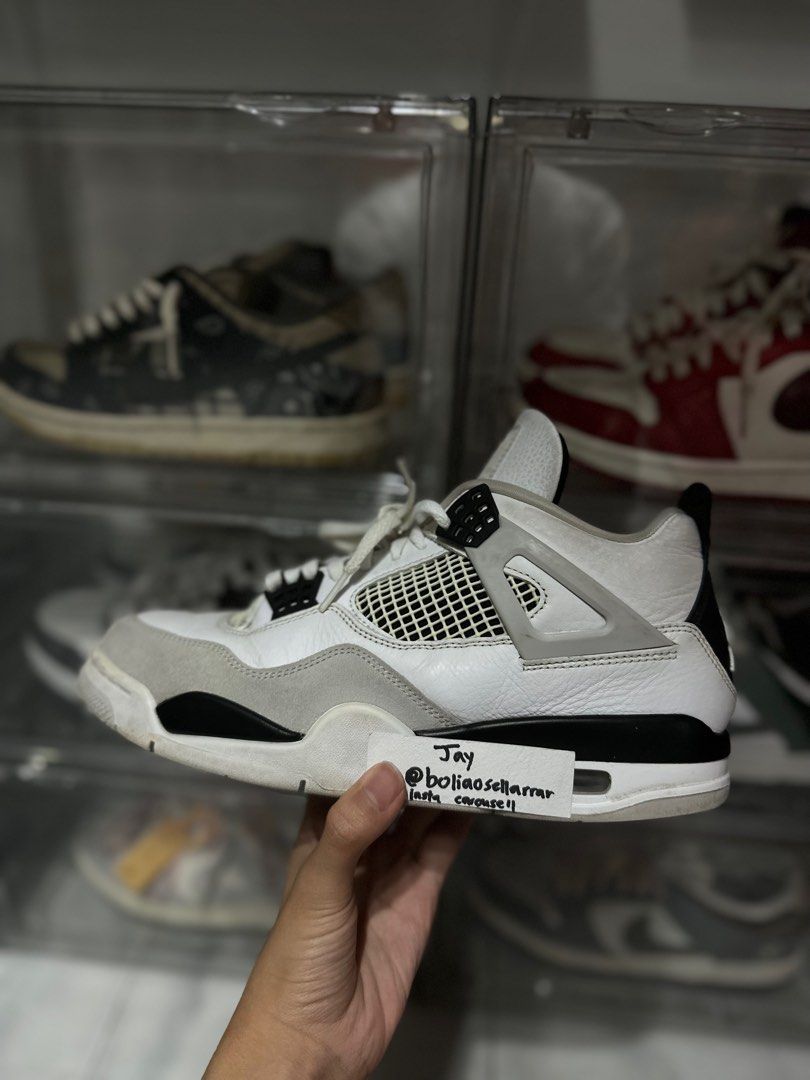 Air Jordan 4 X Supreme, Men's Fashion, Footwear, Sneakers on Carousell