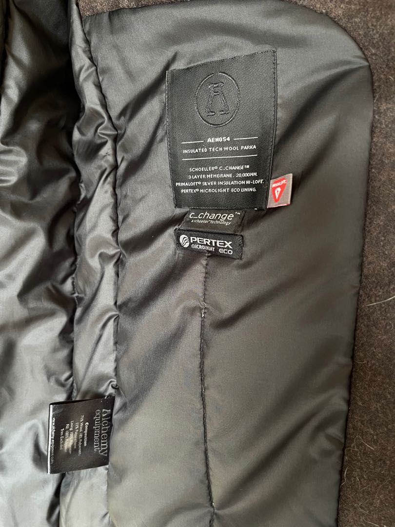Alchemy equipment insulated tech wool coat shop