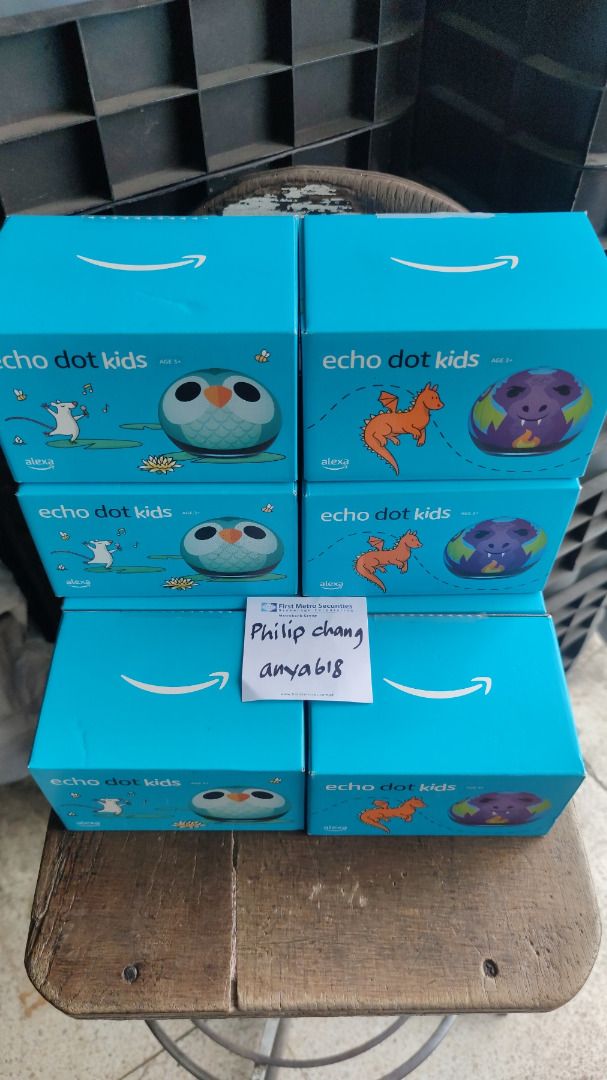 Amazon Kids Echo Dot (5th Gen 2022)(DRAGON DESIGN ONLY) (Category: Entertainment Systems & Smart Home Devices) located in Pasay City. Submitted by anya618 (Listing ID 1261745307, Image 1). Description: brand new sealed from US i can ship thru lalamove/grab at buyer's expense i ONLY accept gcash, metrobank and bpi payments.
