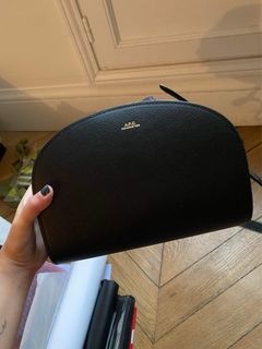A.P.C. Demi-lune Mini Bag in Black