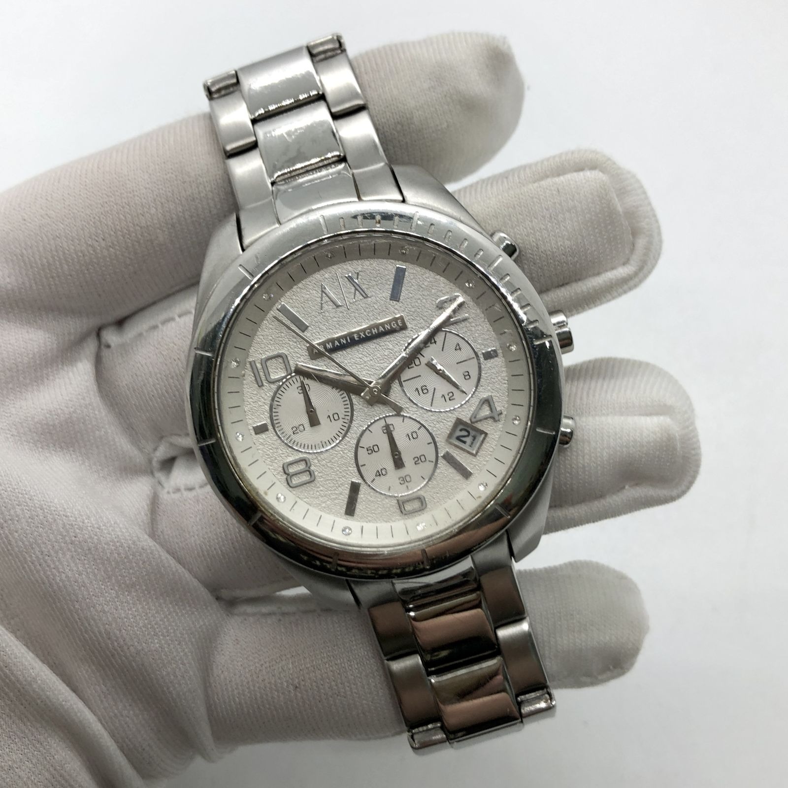 AX5500 Armani Exchange Silver Chronograph Watch Amazon.com: A|X Armani Exchange Chronograph Men main image 4