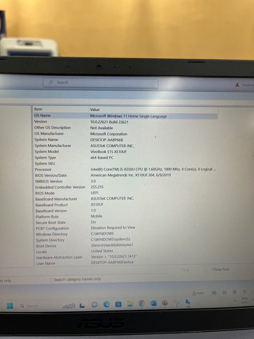 ASUS LAPTOP, Computers & Tech, Laptops & Notebooks on Carousell
