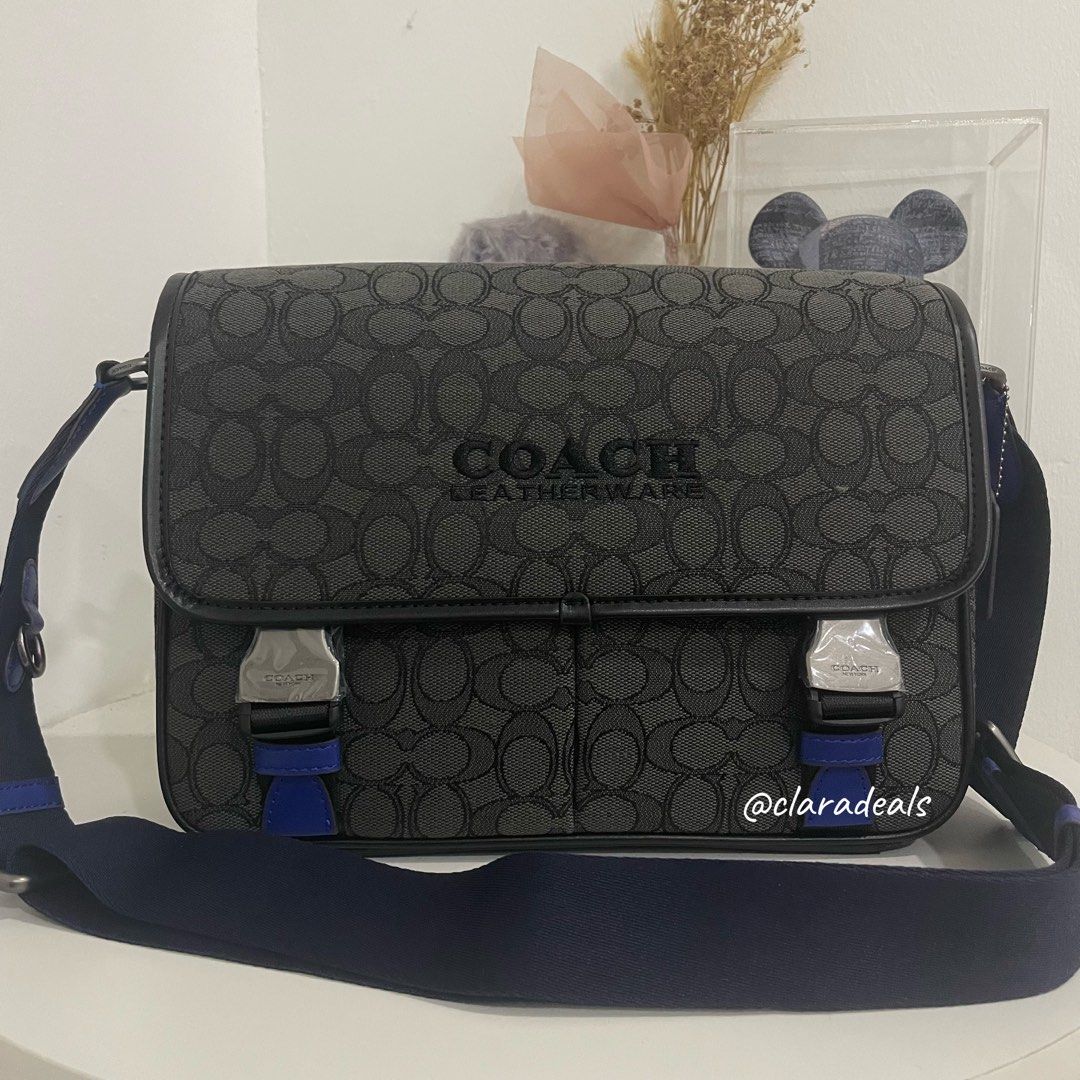 Authentic Coach Men League Messenger Bag