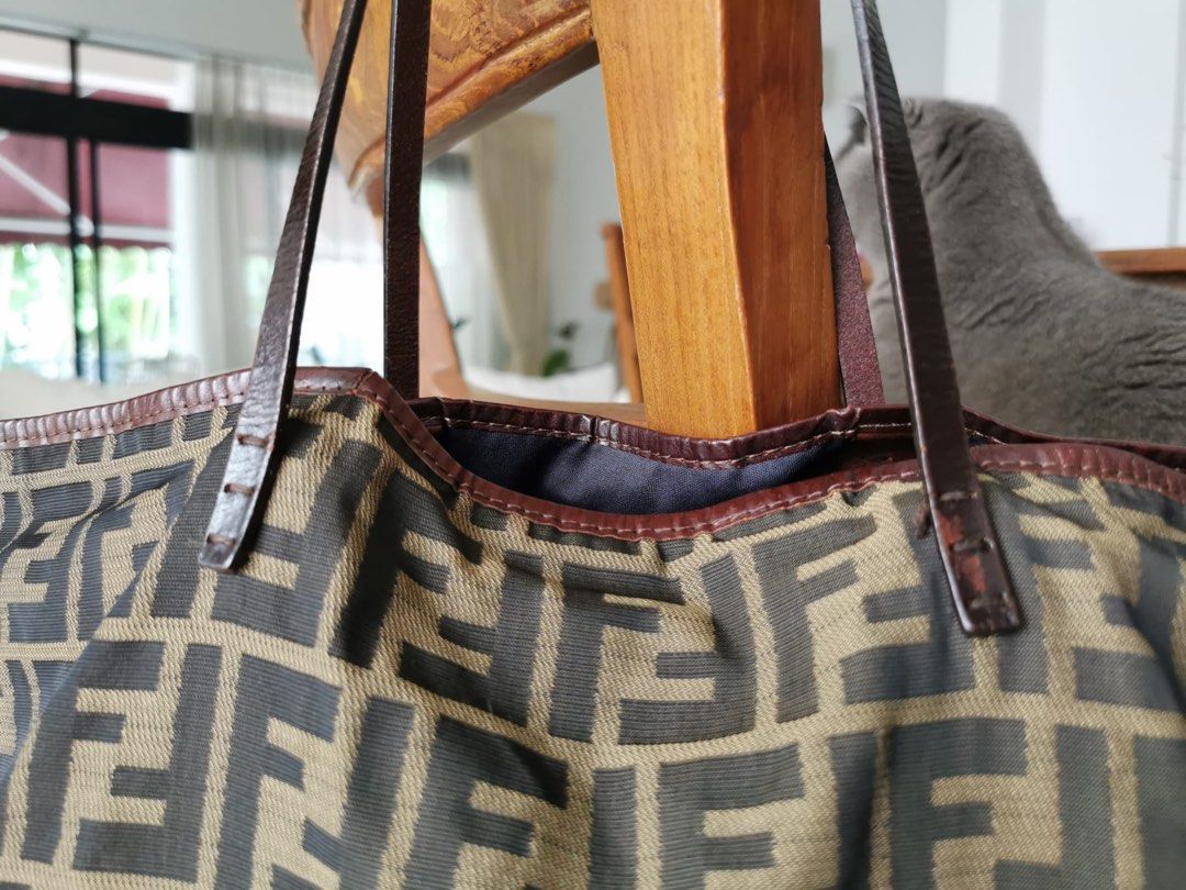 Fendi Zucca Neverfull Tote Bag, Women's Fashion, Bags & Wallets