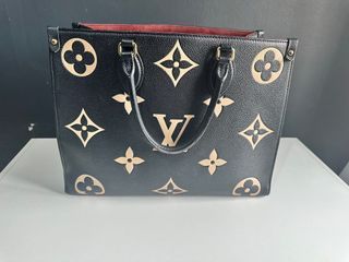 💯 Authentic LV OTG GM size LOUIS VUITTON ON THE GO BLACK EMPREINTE LIKE  NEW 💯💯, Luxury, Bags & Wallets on Carousell