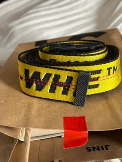 Authentic off white belt