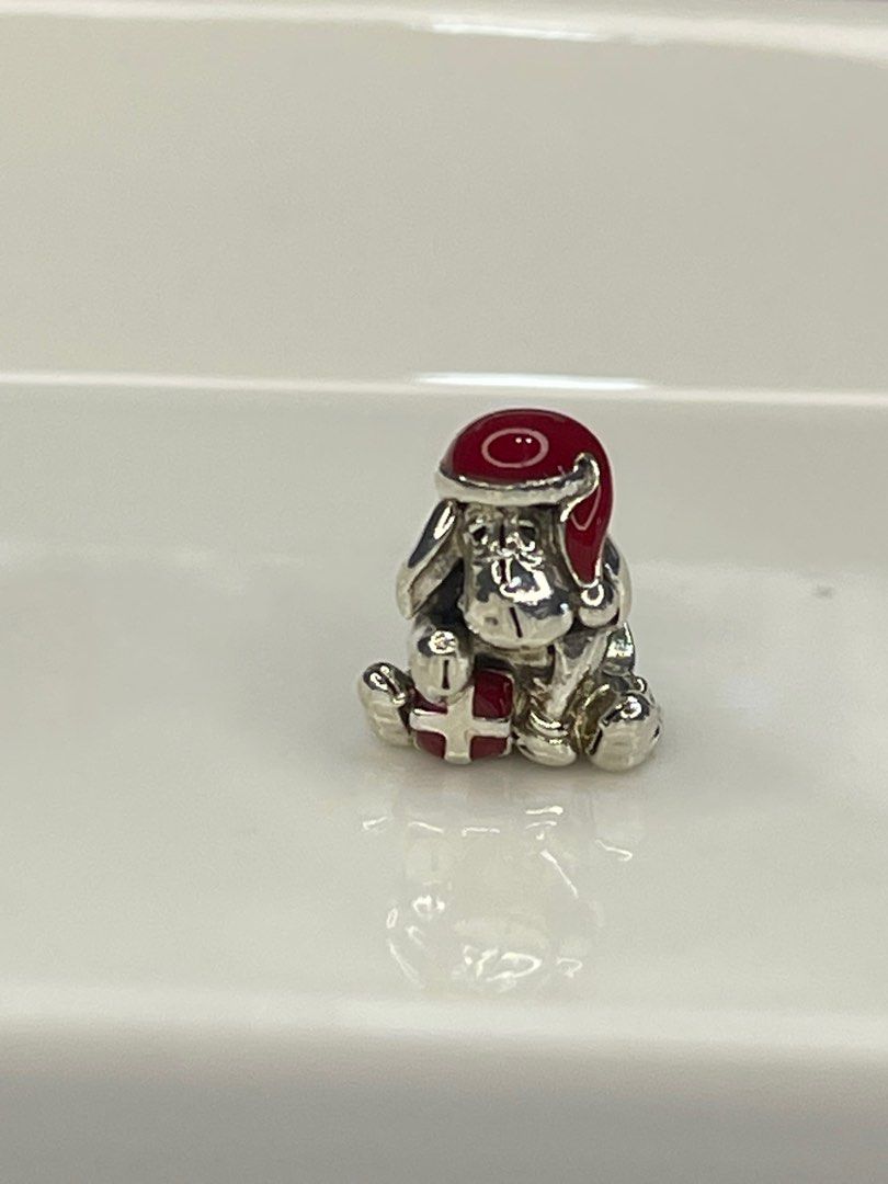 Disney Winnie the Pooh Eeyore Christmas Charms/ Sterling silver