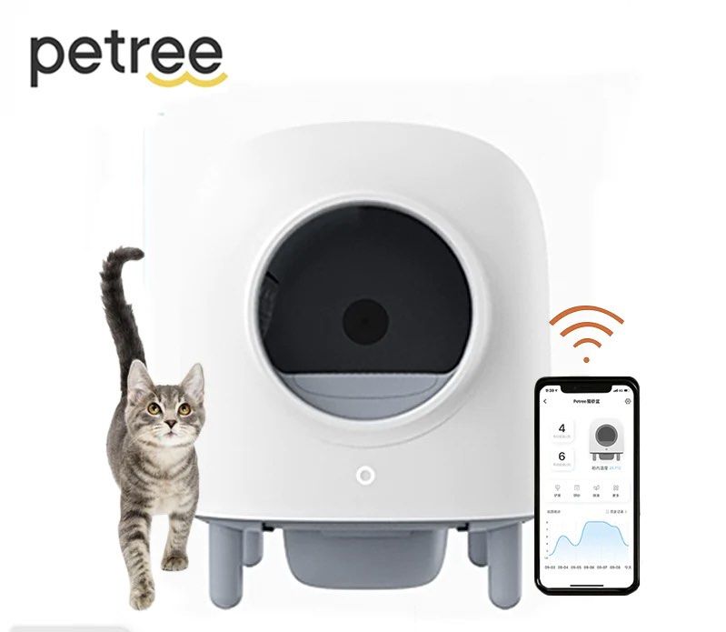 Automatic Litter Box (Cats and Dogs) Petree Gen 2 Wifi, Pet Supplies