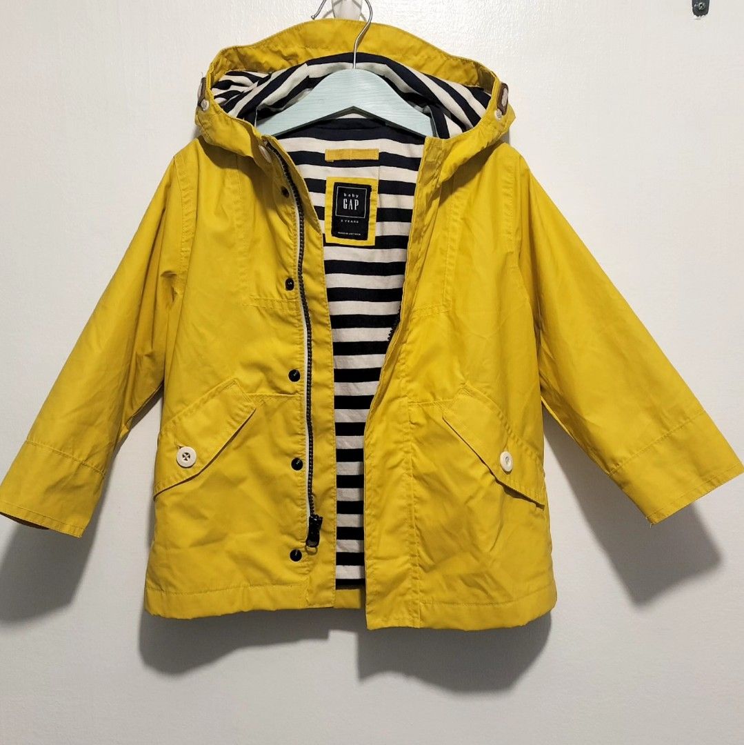 Gap yellow raincoat discount