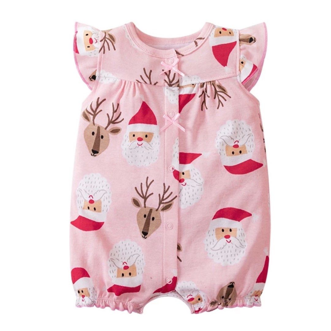 Newborn baby discount girl christmas outfit