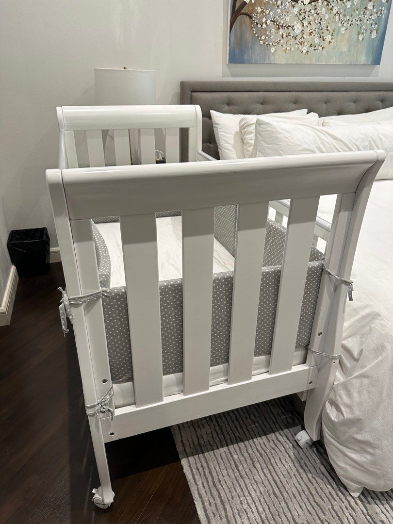 BABYHOOD Classic Sleigh 4 in 1 Convertible Cot