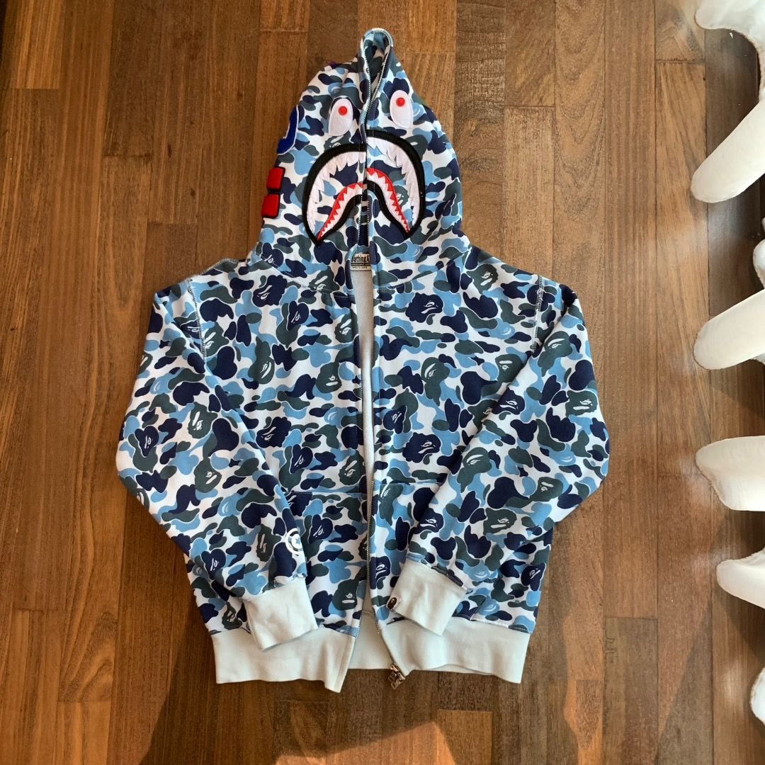 BAPE ABC CAMO SHARK BLUE
