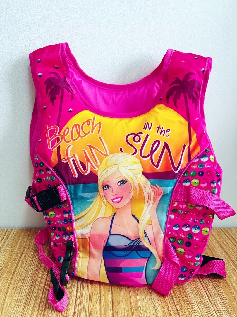 Barbie Swimming Vest for Kids Sports Equipment Sports Games Water Sports on Carousell