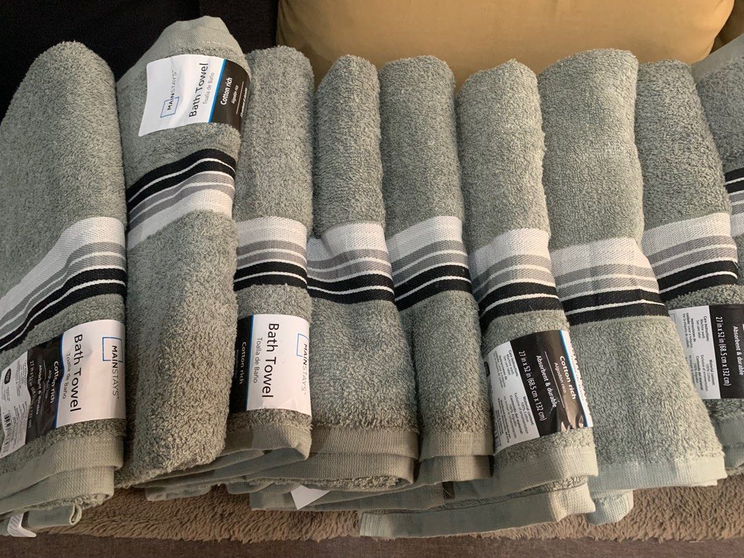 Mainstays bath towels 27 hot sale x 52