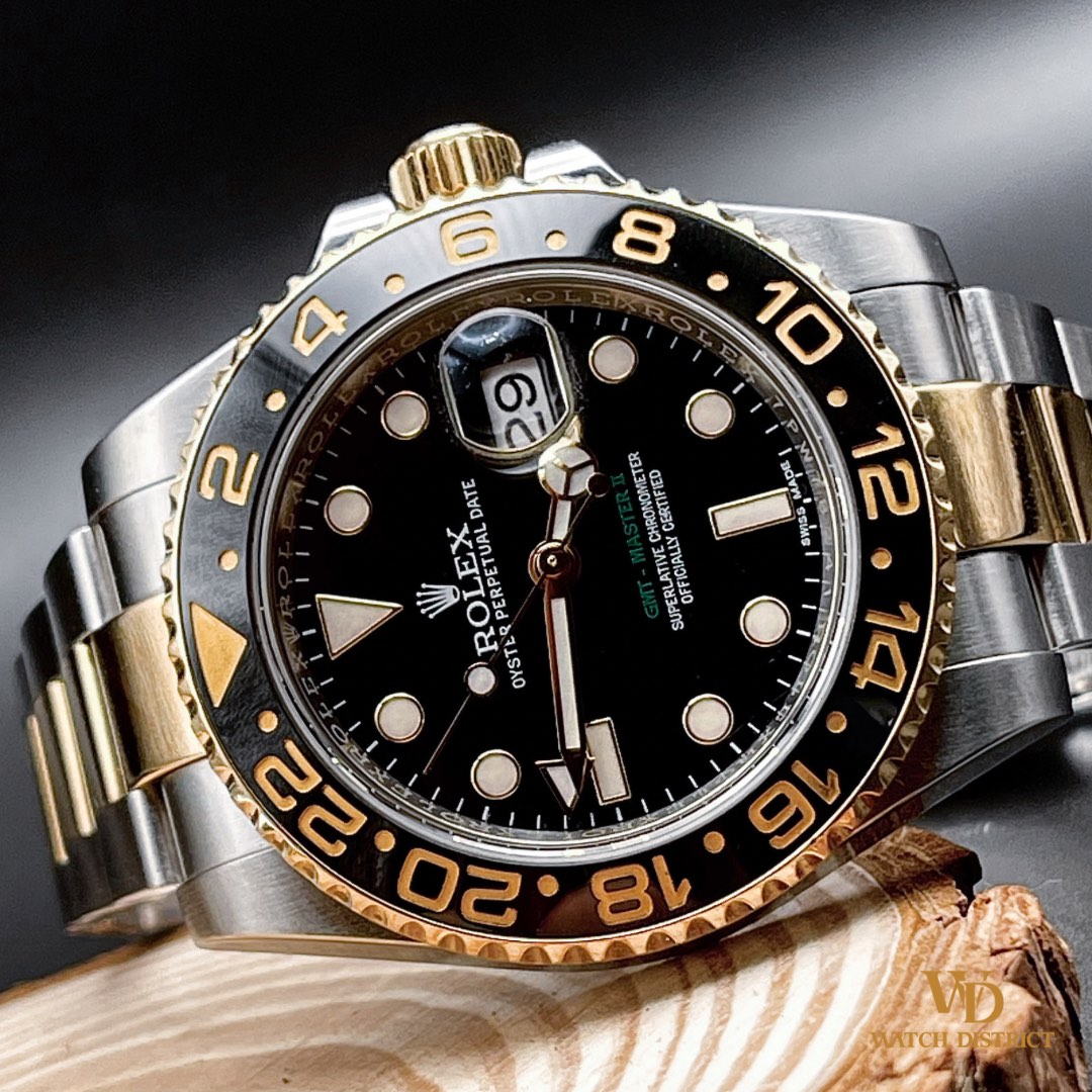 BEST 2016 Rolex GMT Master II Half Gold 116713LN Luxury Watches