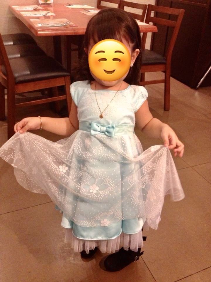 Birthday dress / gown (Category: Babies & Kids Fashion) located in Manila. Submitted by katand3k (Listing ID 1261511550, Image 1). Description: Preloved birthday dress used once.