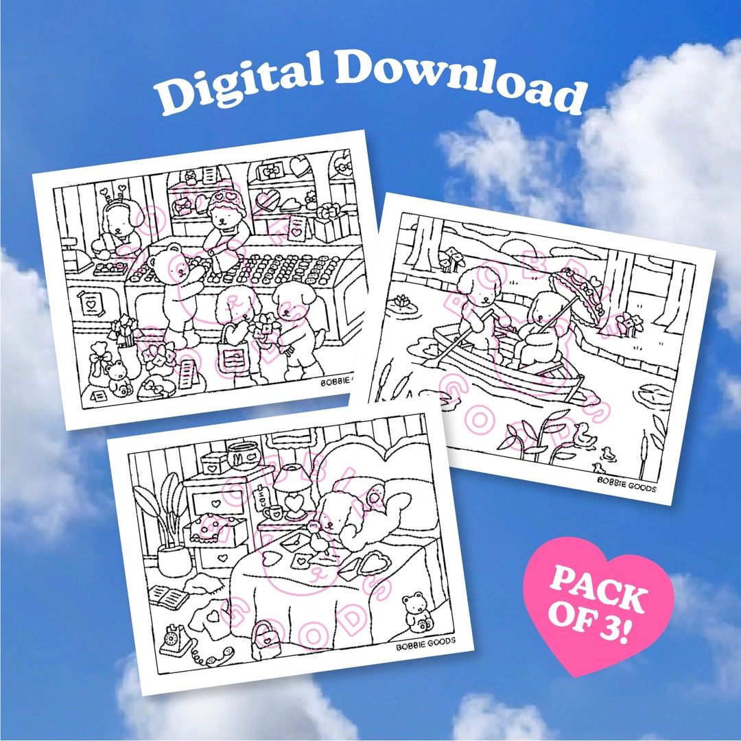 Bobbie Goods Coloring Pages  Coloring pages, Detailed coloring