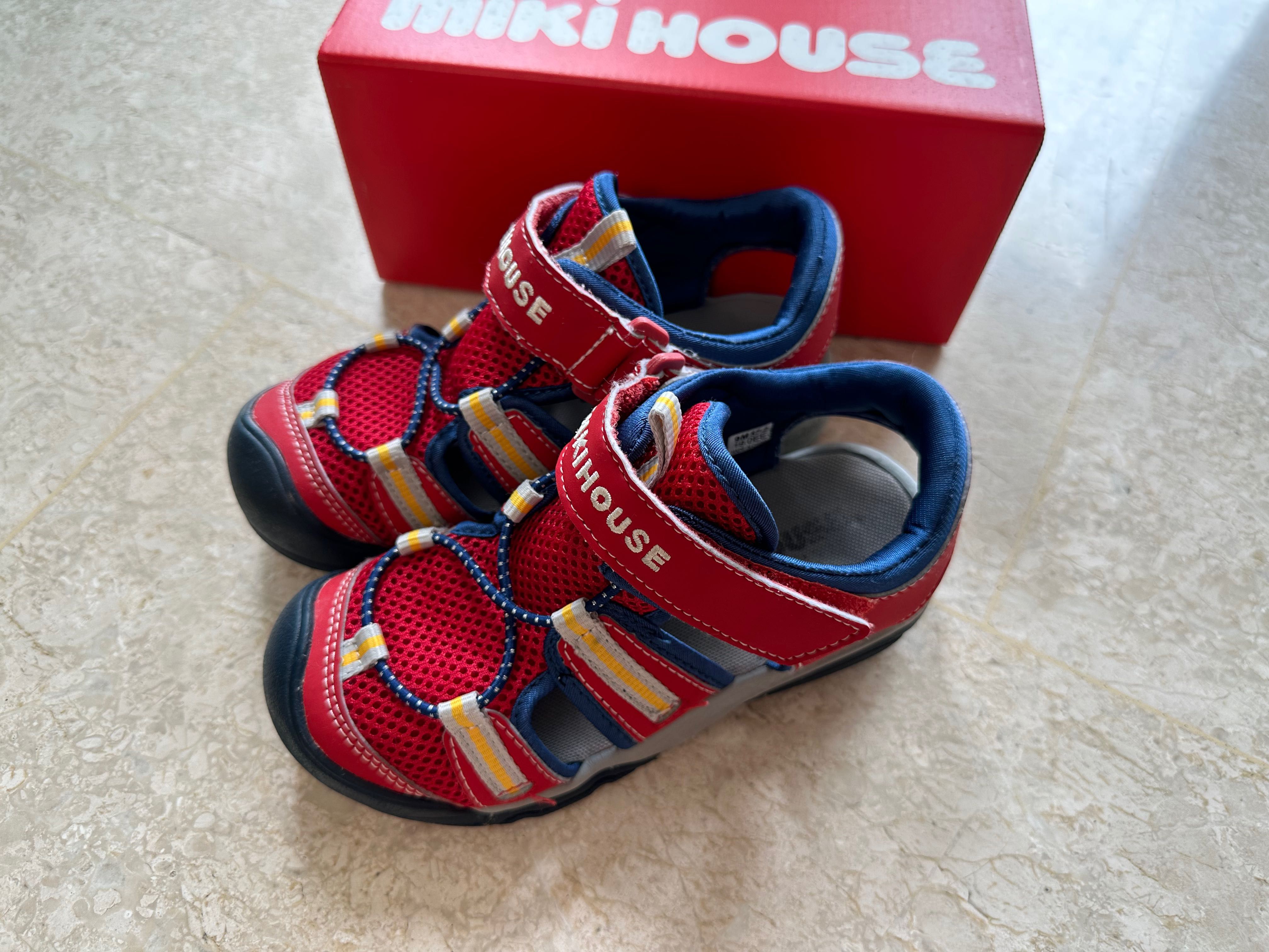 Red boys clearance sandals
