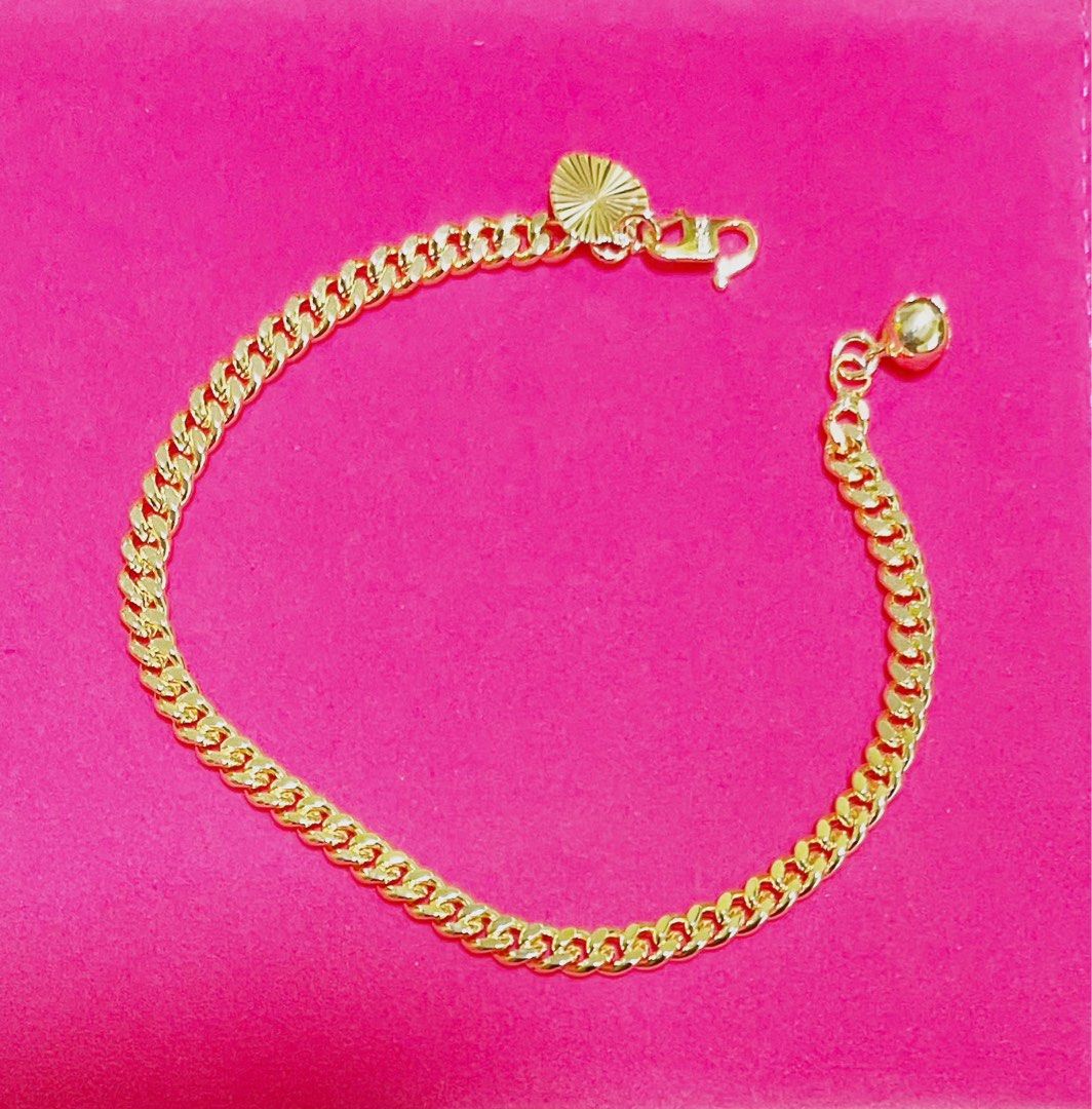 Gold plated cuban bracelet online