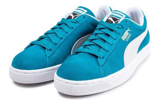 Brand New Gorgeous Puma Classic Suede XXI in Deep Aqua Size 42.5