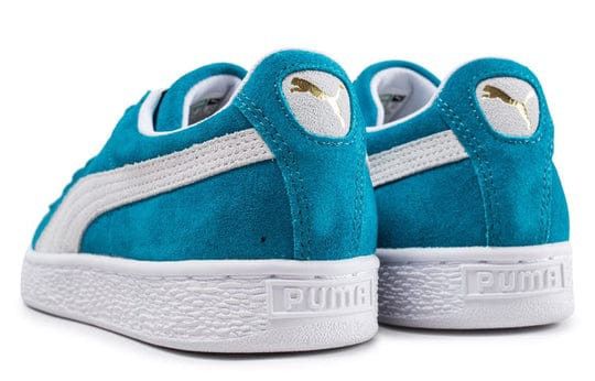 Brand New Gorgeous Puma Classic Suede XXI in Deep Aqua Size 42.5