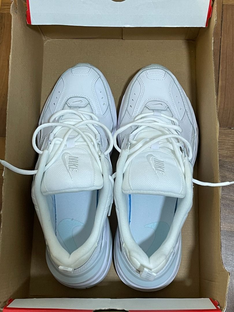 Brand new unworn unused NIKE M2K TEKNO White White Pure Platinum US Size 10.5