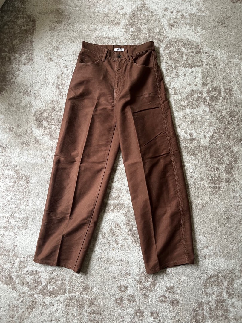 Brown Curved Jeans