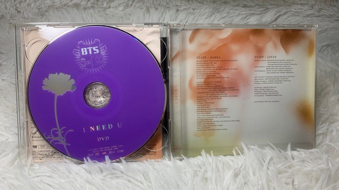 BTS I NEED YOU CD+ALBUM (Category: CDs & DVDs) located in Quezon City. Submitted by dKPopStore (Listing ID 1261571421, Image 3). Description: WTS|LFB ✔️ONHAND AND READY TO SHIP! BTS I NEED U CD+ALBUM 🪧 Condition: • CD No Scratches • 8/10 CD Case ( minimal scratches ) DM for inquiries ✔️ Open for DOP/20% DP ❌ No to Sensitive .
