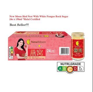 Bulk Deal!!! New Moon Bird Nest White Fungus Rock Sugar/ American Ginseng/ Manuka Honey 24s x 150ml