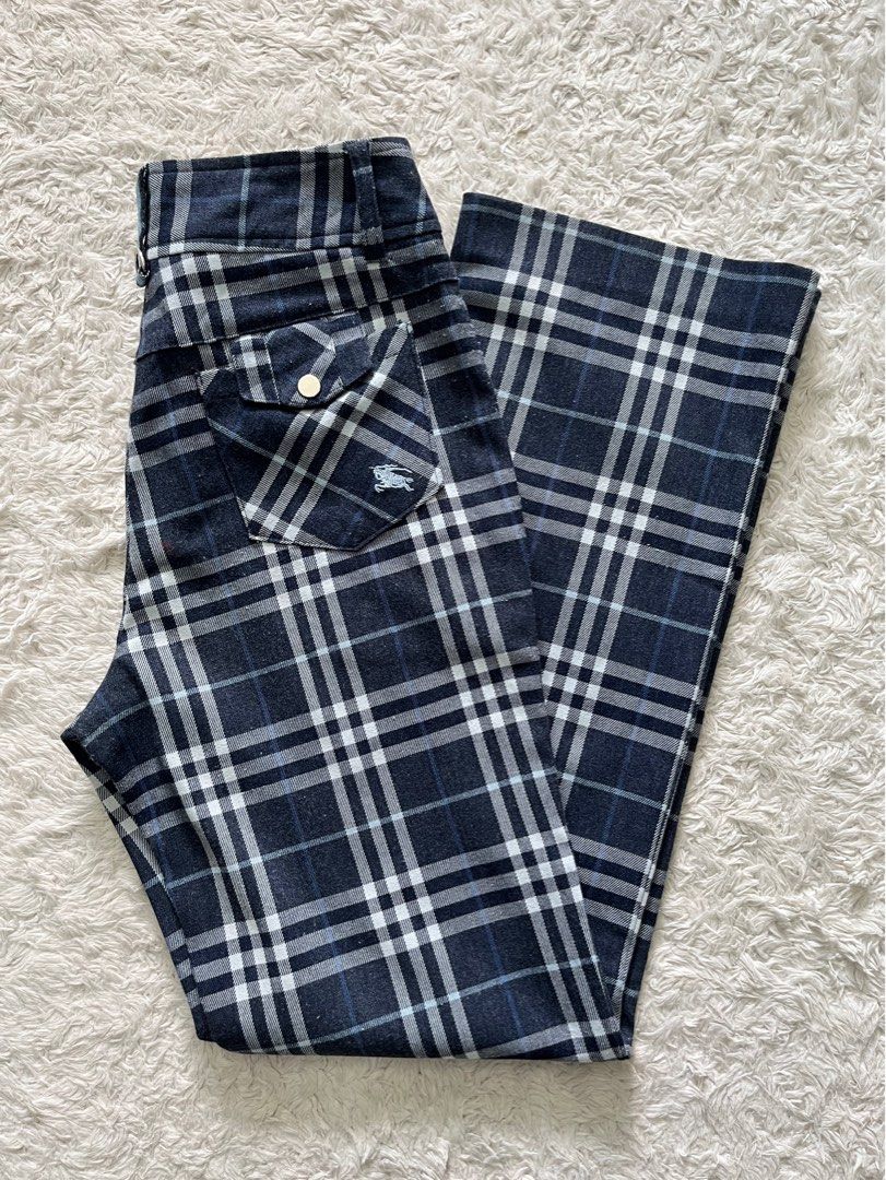 Burberry check deals pants