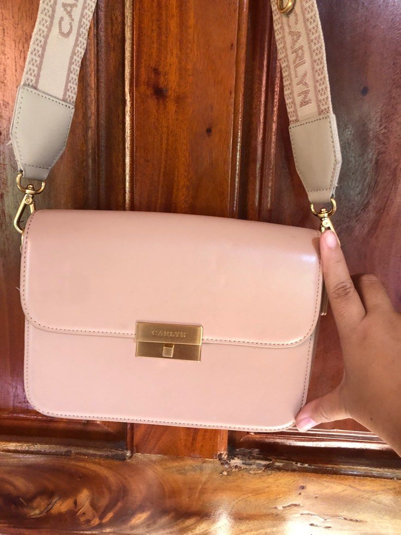 Crossbody Sling Bag, Nude