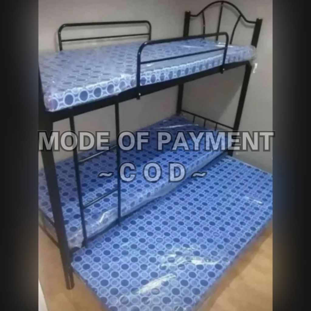 (cash on delivery) double deck single with pullout joy foam (Category: Bed Frames & Mattresses) located in Manila. Submitted by jhengsellav (Listing ID 1261558471, Image 1). Description: cash on delivery ... brand new , heavy duty, affordable, complete accessories! free stallation! messenge for interested.