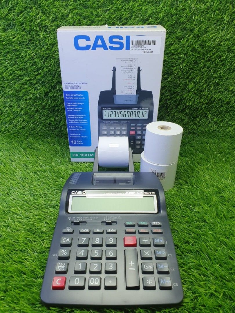 CASIO CALCULATOR PRINTING HR100TM, Hobbies & Toys, Stationery & Craft
