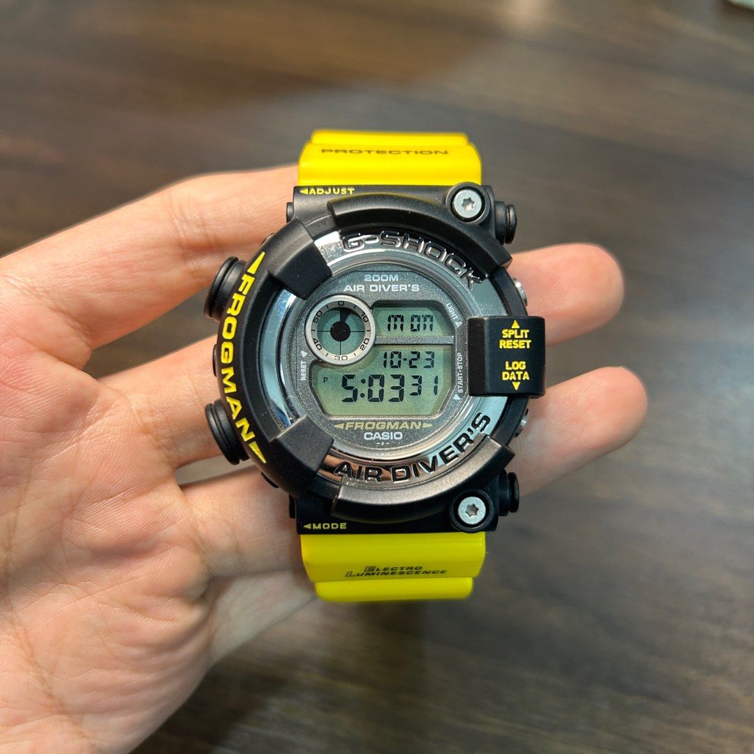 G shock frogman yellow discount