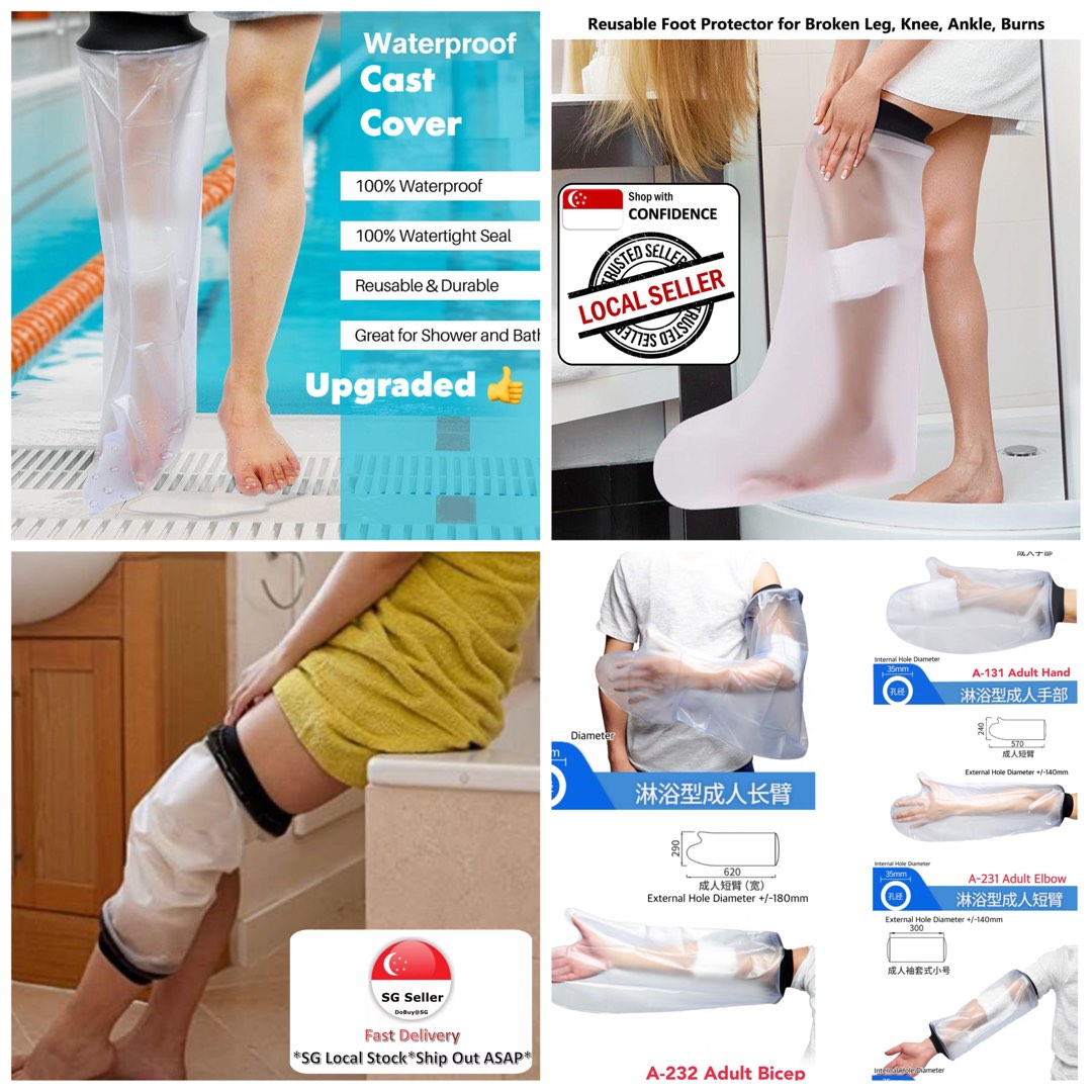 Cast cover 100 Waterproof Arm Cast Cover protector for Shower Bath