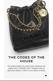 Chanel 22 metallic grey hobo bag medium, Luxury, Bags & Wallets on Carousell